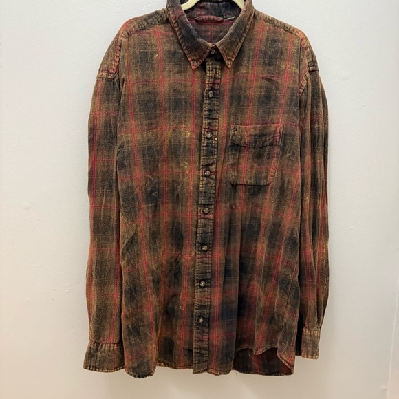Urban outfitters unisex Plaid Button-Up Shirt - Picture 1 of 4